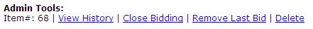 Example of Admin toolbar Example of Admin toolbar